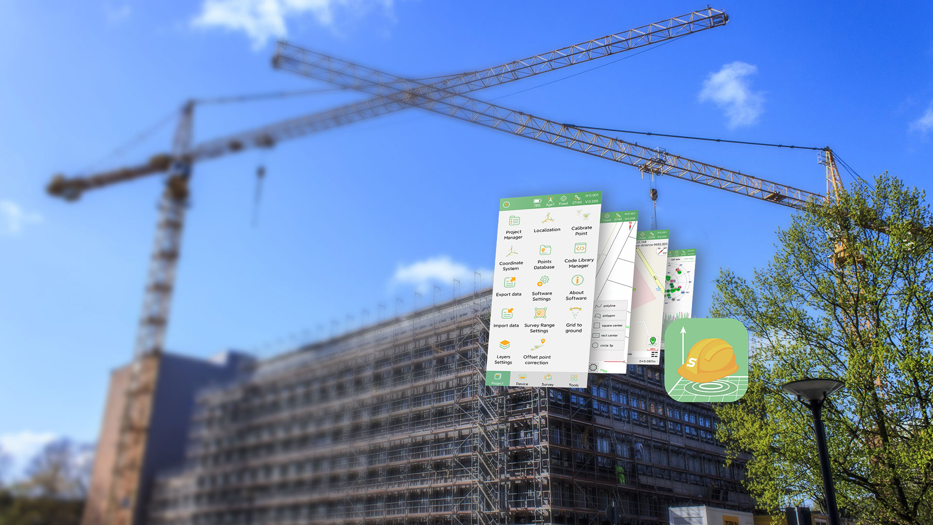 SINGULARPAD Software per rilievi sul campo