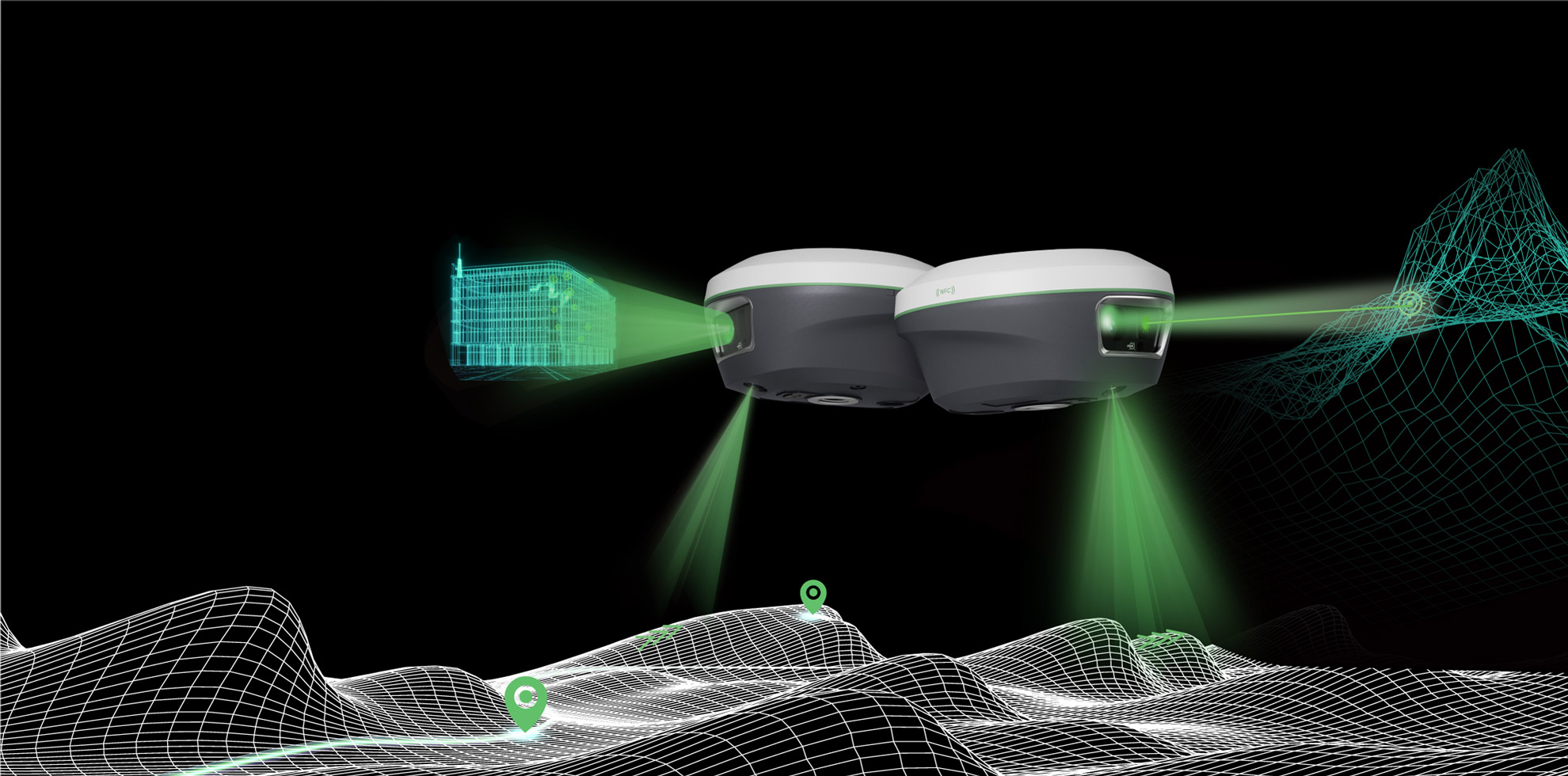 HORUS VISUAL & LASER GNSS RECEIVER