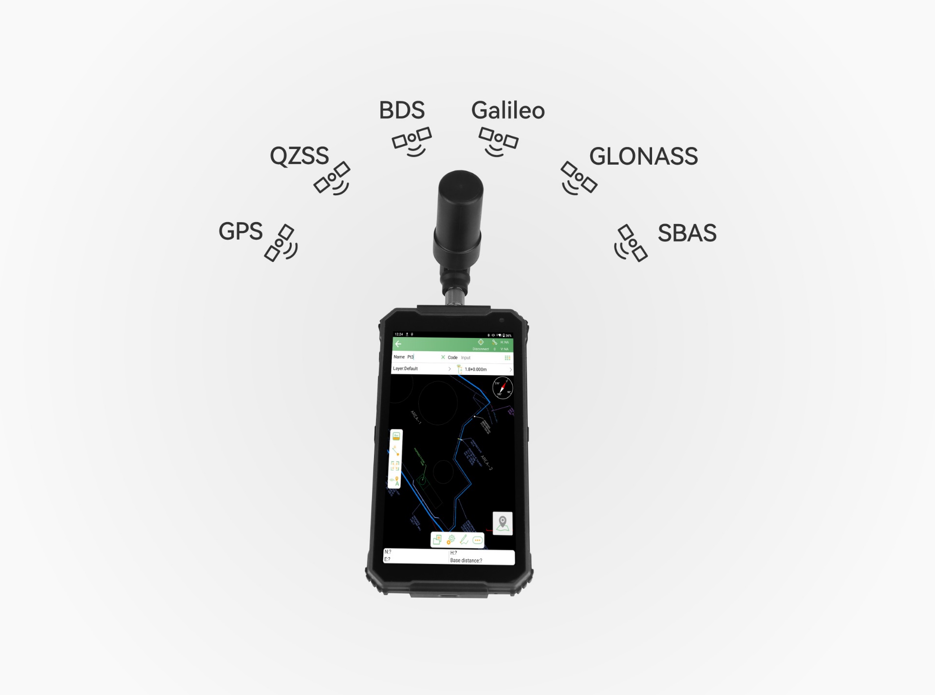 HT6 HANDHELD TERMINAL — Precisione a livello centimetrico