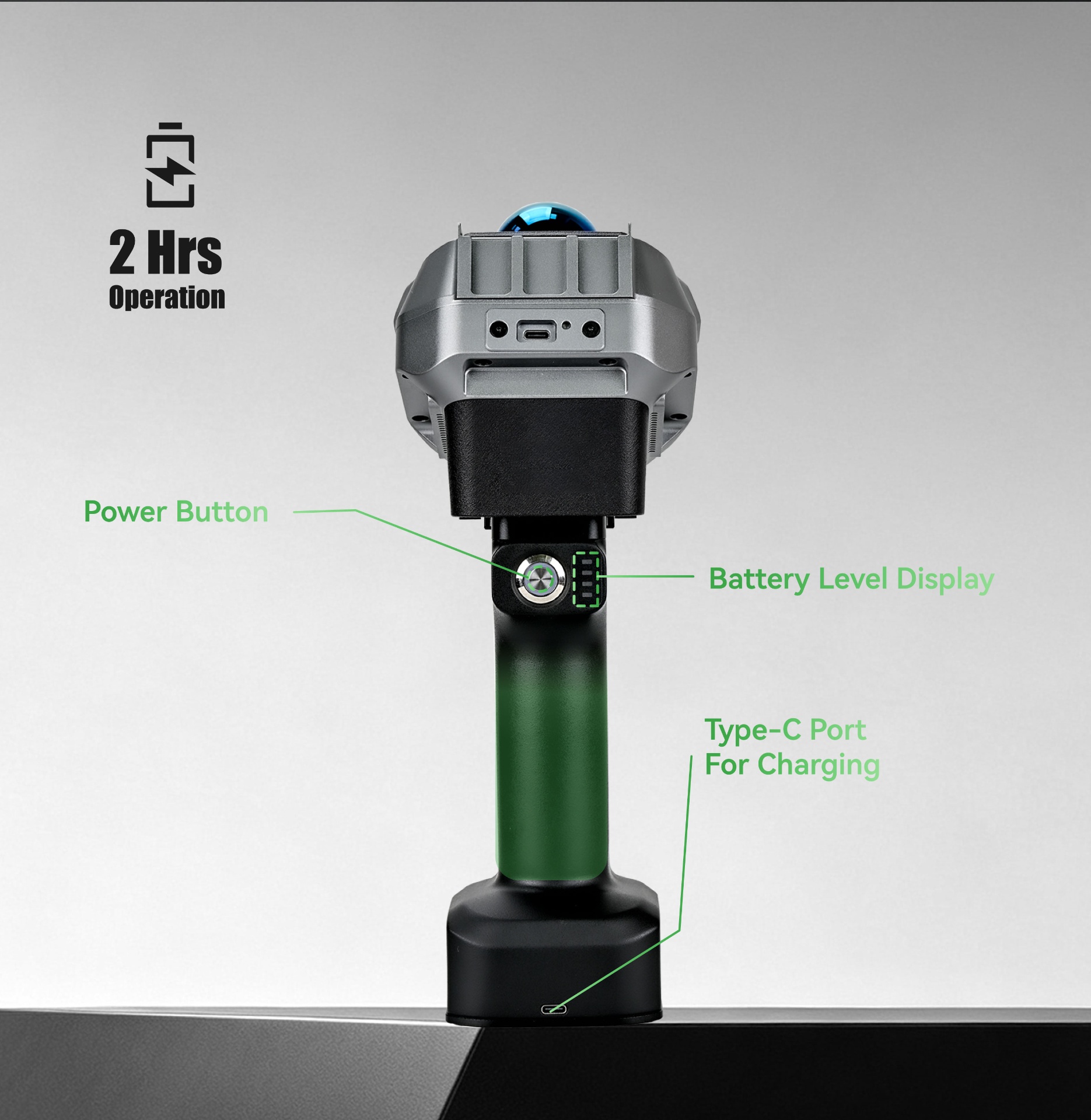 Batteria a lunga durata da 4000 mAh
