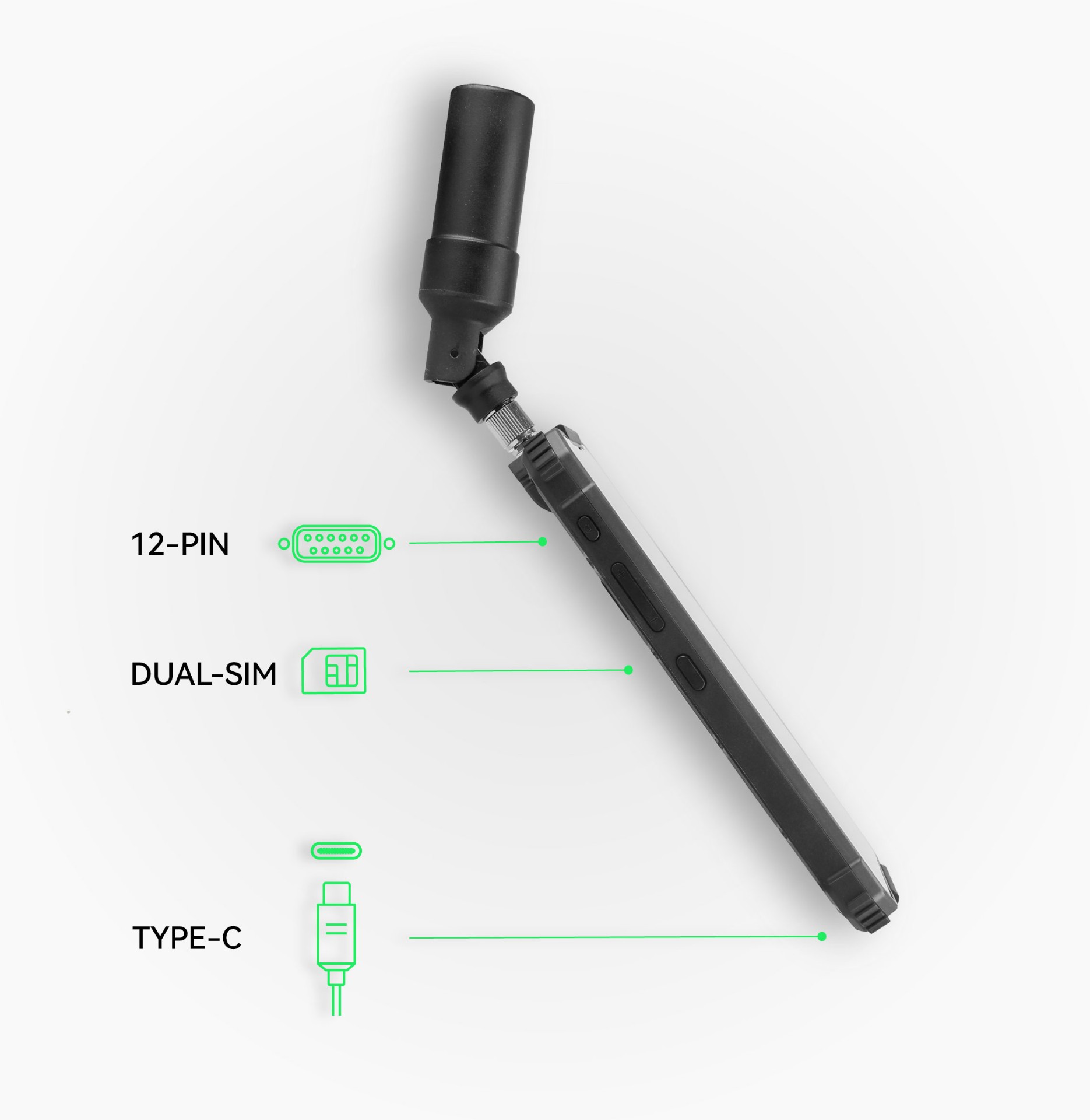 HT6 HANDHELD TERMINAL — Connettività e interfacce flessibili