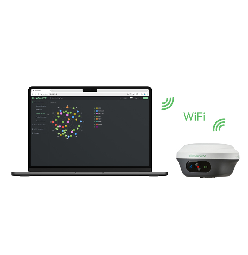 Z1 GNSS RECEIVER: download semplificato tramite interfaccia web